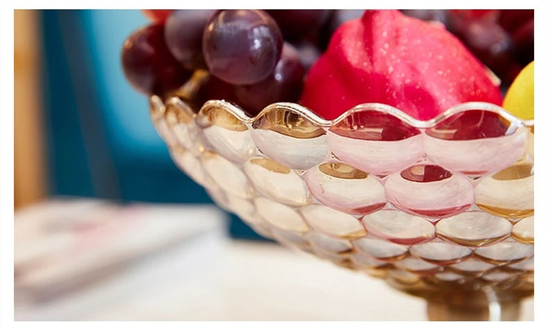 Aura Crystal Bowl Stand | Luxury Glass Bowl Stand | FS Luxe Creations