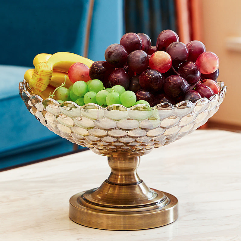 Aura Crystal Bowl Stand | Luxury Glass Bowl Stand | FS Luxe Creations