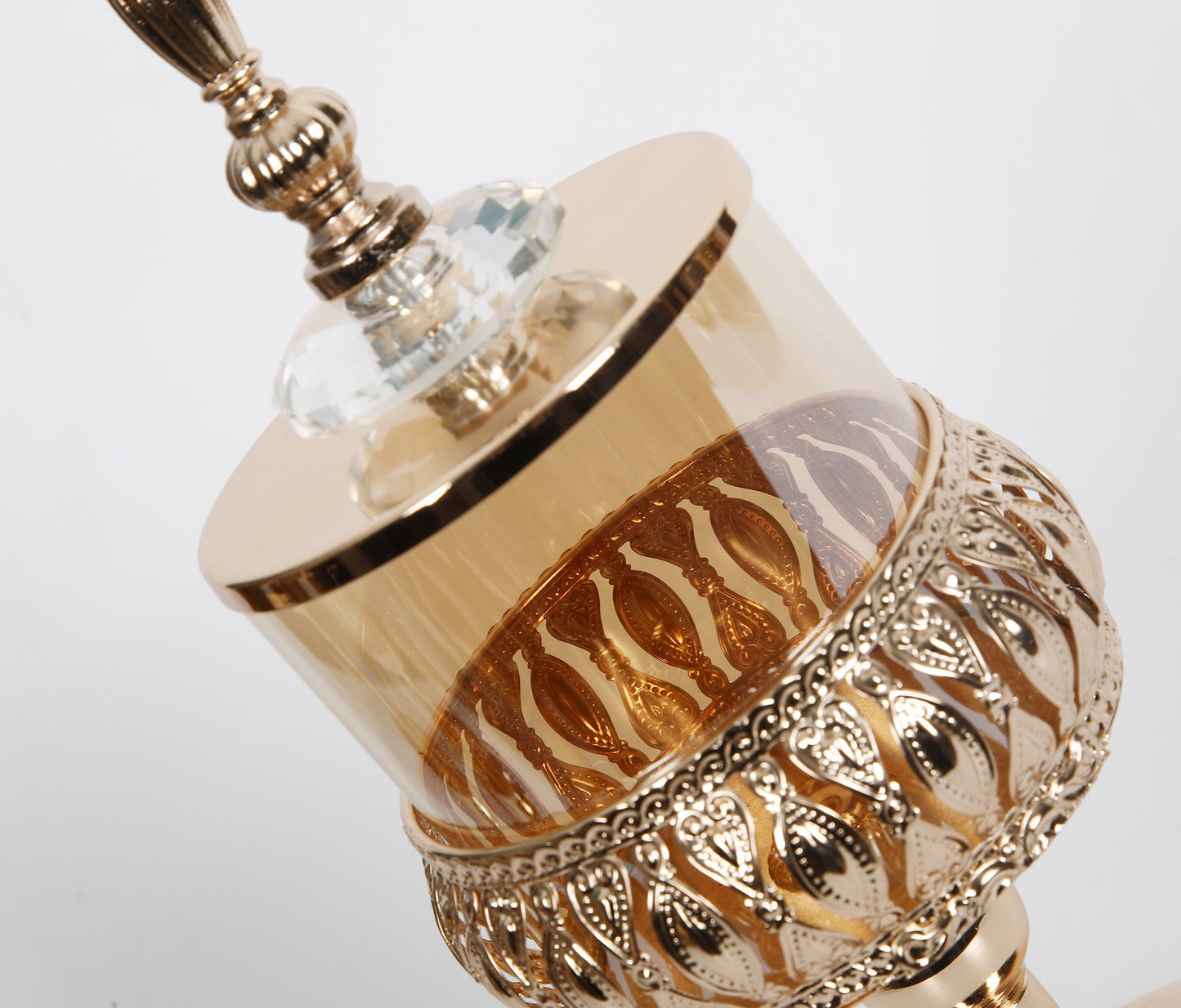 Opulent Gold Vessels | Crystal Elegance Trio | FS Luxe Creations