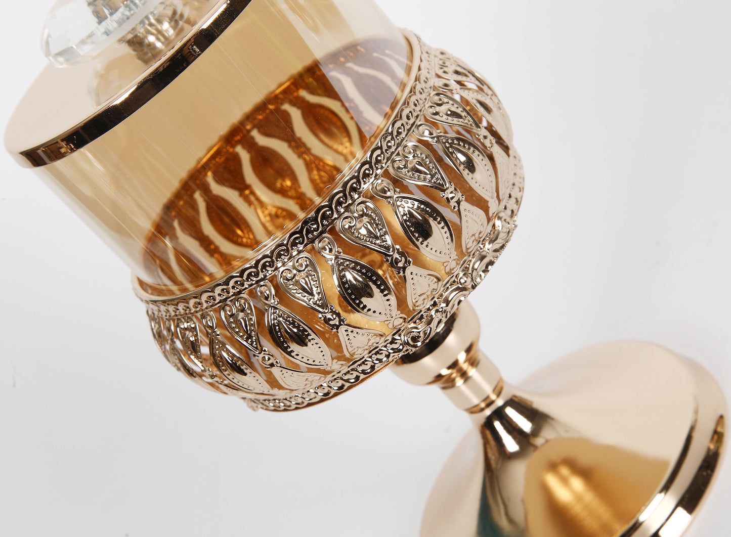 Opulent Gold Vessels | Crystal Elegance Trio | FS Luxe Creations