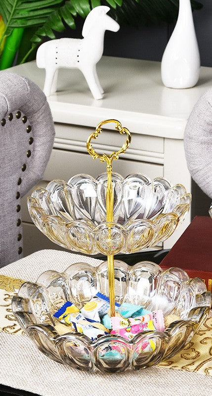 Crystal Wave Serving Bowl | Luxury Serving Bowl | FS Luxe Creations