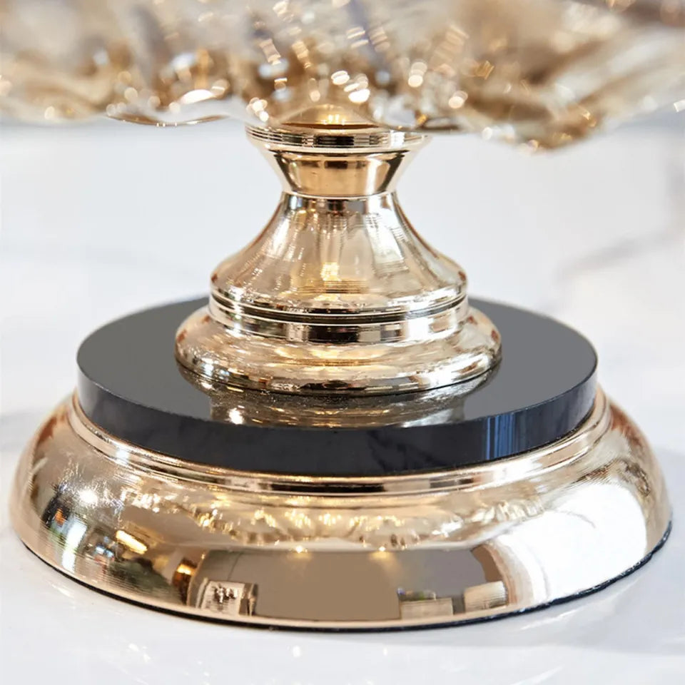 Luxury Crystal Platter Stand | Opulent Platter Stand|FS Luxe Creations