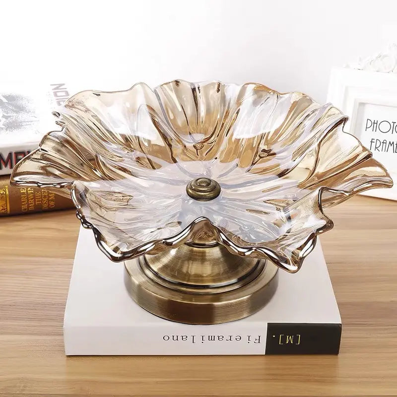 Luxury Crystal Platter Stand | Opulent Platter Stand|FS Luxe Creations