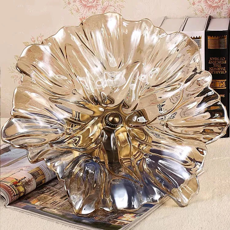 Luxury Crystal Platter Stand | Opulent Platter Stand|FS Luxe Creations