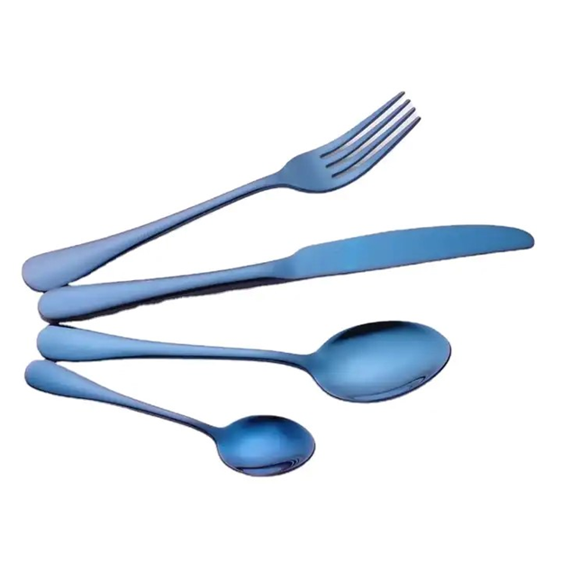 Blue Flatware Set | Flatware Blue Set | FS Luxe Creations