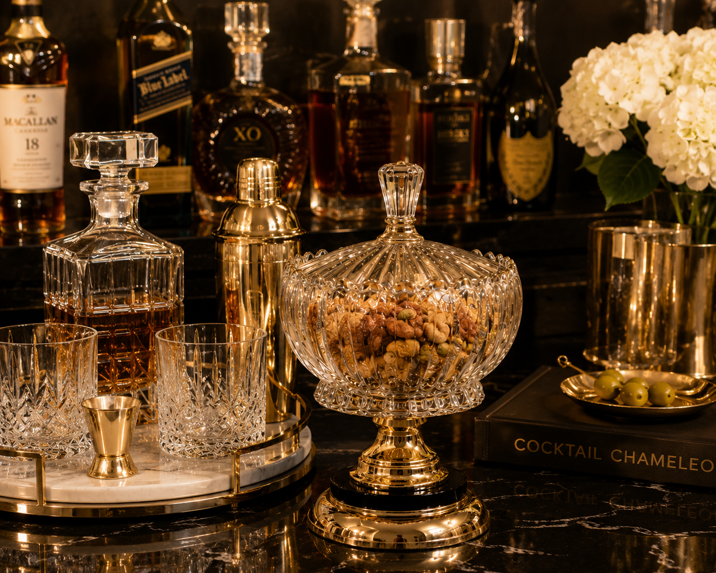 Amber Glow Accent Jar