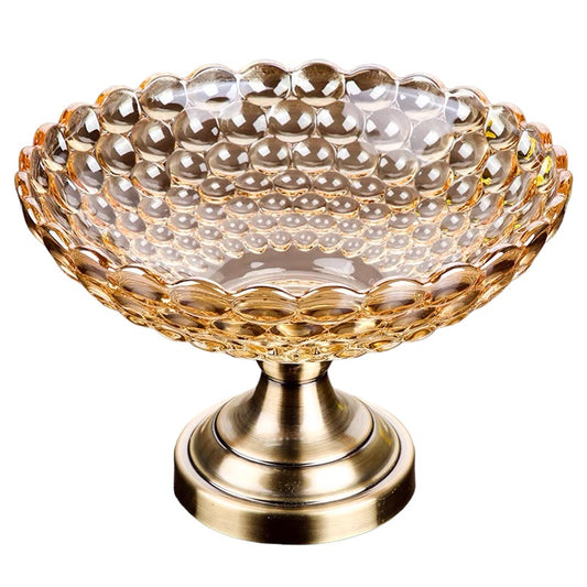 Aura Crystal Bowl Stand | Luxury Glass Bowl Stand | FS Luxe Creations