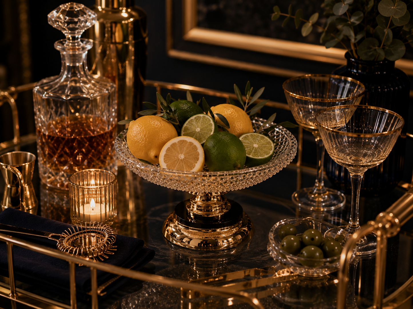 Contour Crystal Display Stand