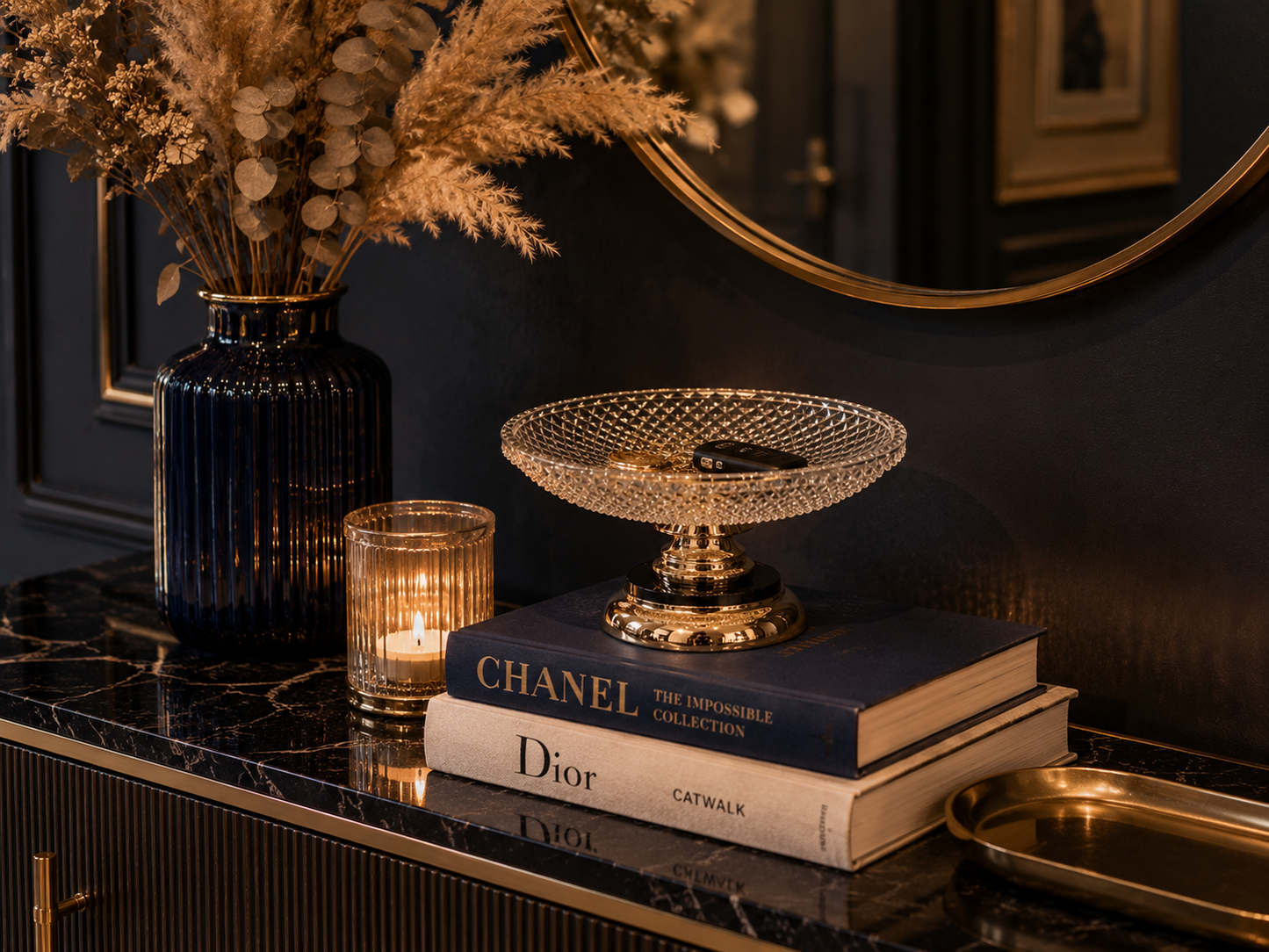 Contour Crystal Display Stand