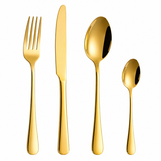 Gold Luxury Flatware Set (24 Piece)