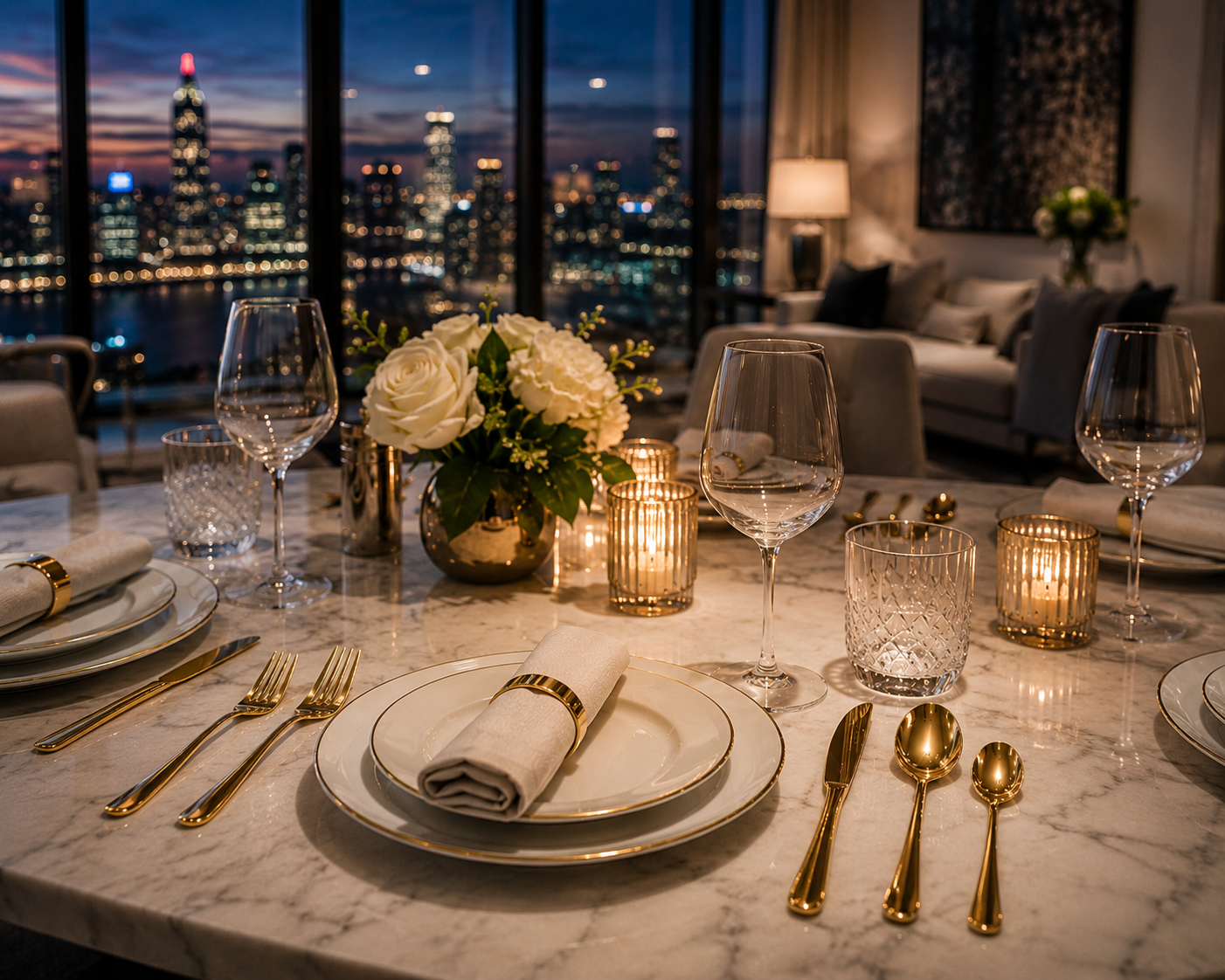 Gold Luxury Flatware Set (24 Piece)