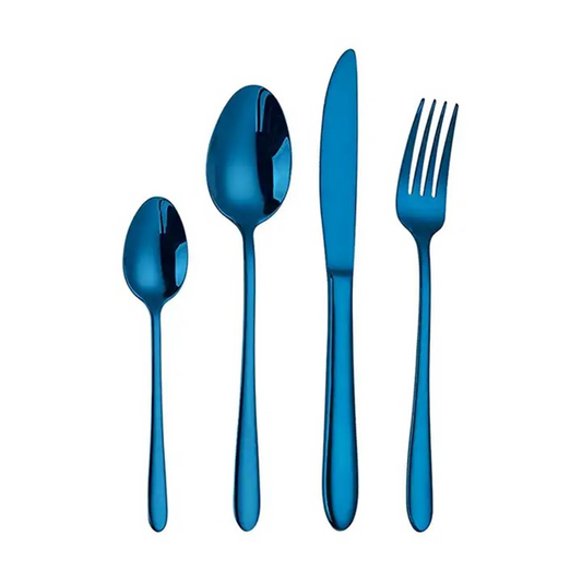 Blue Flatware Set | Flatware Blue Set | FS Luxe Creations