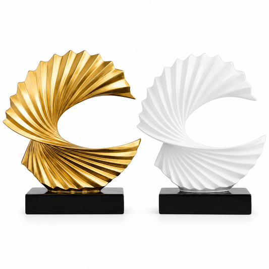 Wave Sculpture Duo